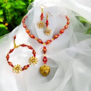 Scarlet Bloom Heart