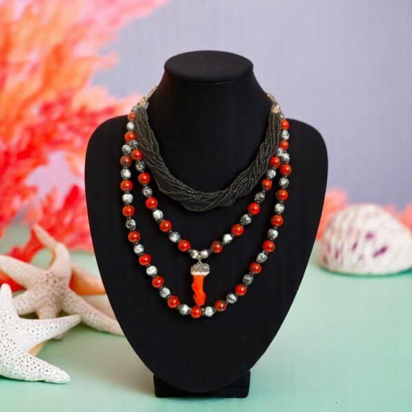 Royal Red coral Necklace - Image 2
