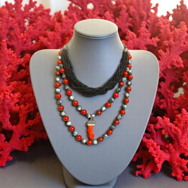 Royal Red coral Necklace - Image 5