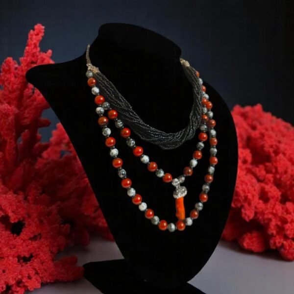 Royal Red coral Necklace - Image 4