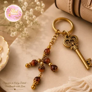Espresso Charm keychain