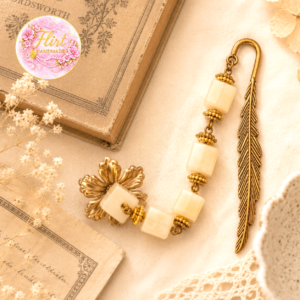 Ivory Petal Bookmark