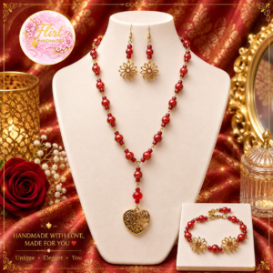 Scarlet Bloom Heart