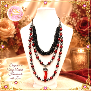 Royal Red coral Necklace