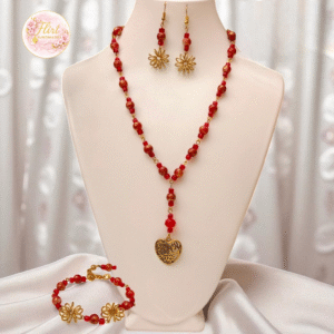 Scarlet Bloom Heart
