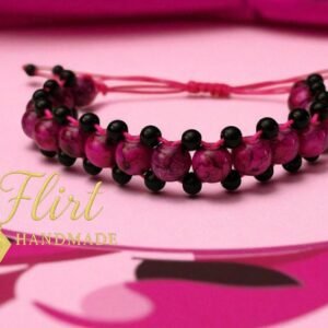 Fuchsia Rhythm macrame