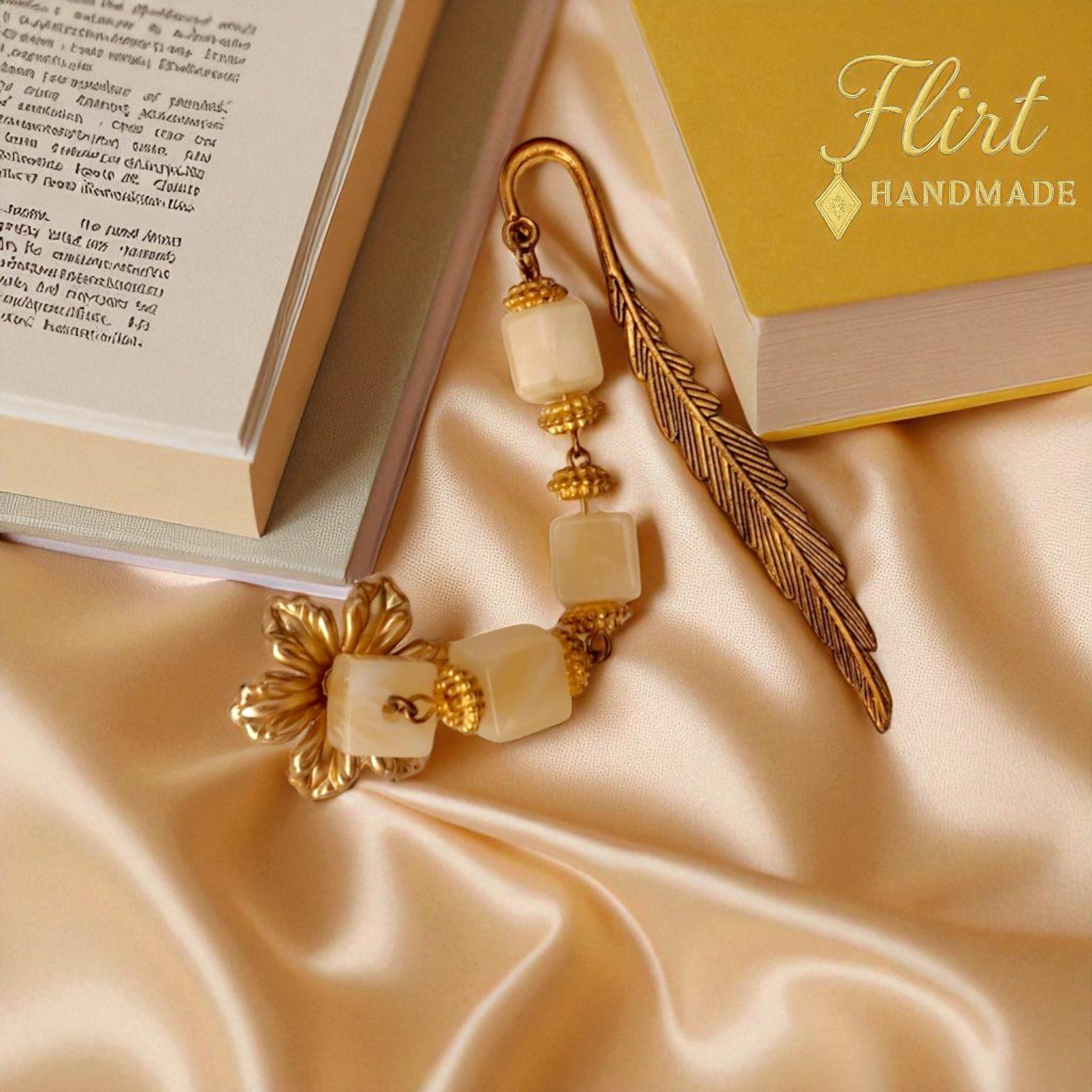 Ivory Petal Bookmark
