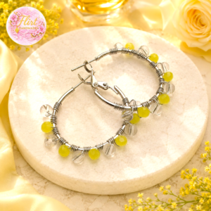 Lemon Glow Hoops